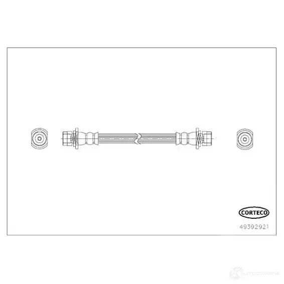 Тормозной шланг CORTECO 11P4 SD 3358960531643 1215455843 49392921