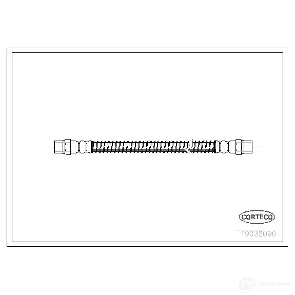 Тормозной шланг CORTECO 7UEQ3 I 1383268 19032096 3358960089274