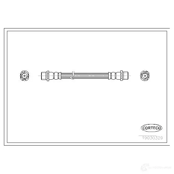 Тормозной шланг CORTECO C UV9E 1383076 19030329 3358960084491