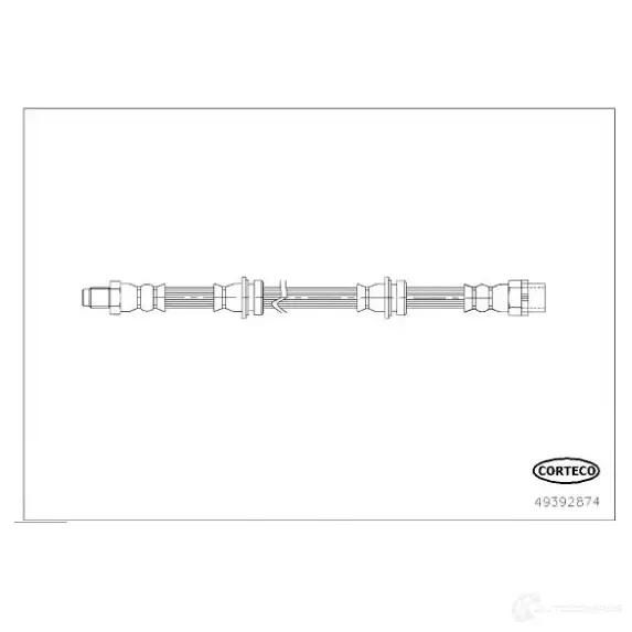 Тормозной шланг CORTECO 2XD CWF 3358960530974 49392874 1215455831 изображение 0