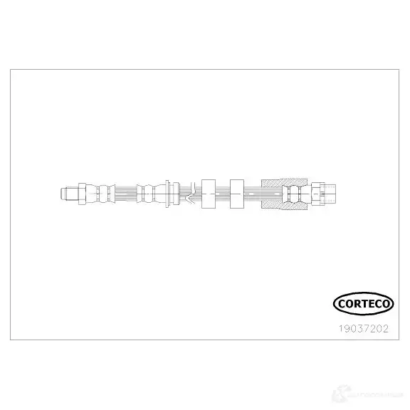 Тормозной шланг CORTECO 19037202 1385812 3358960614940 C IYDY изображение 0