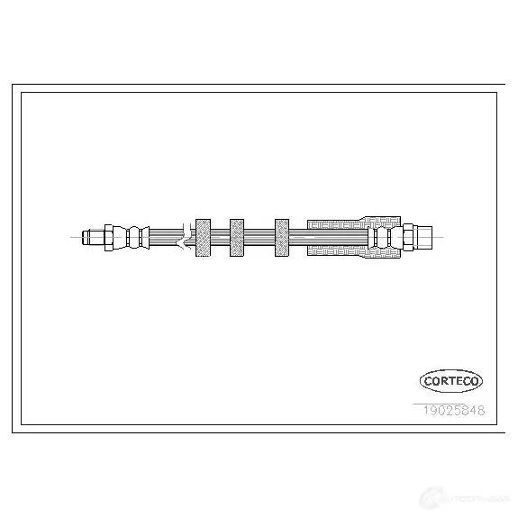 Тормозной шланг CORTECO 1382581 19025848 3358960258489 1 8MBJ изображение 0