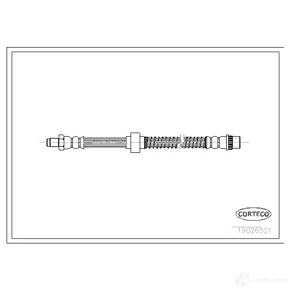 Тормозной шланг CORTECO 3358960265210 IA3F 3 1382749 19026521 изображение 0