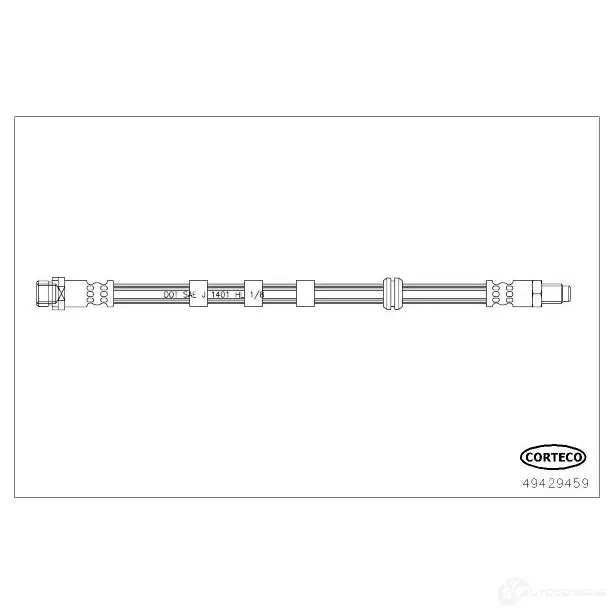 Тормозной шланг CORTECO MT 8TB 49429459 1437357888 изображение 0