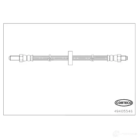 Тормозной шланг CORTECO BJZW O 1215493445 49405546 3358960667199 изображение 0