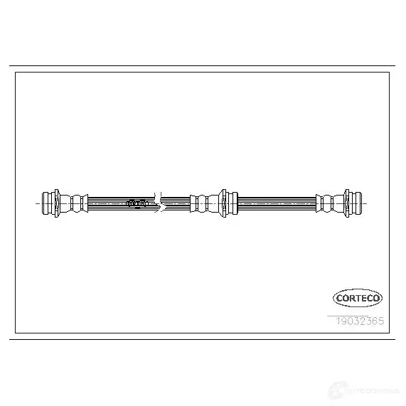 Тормозной шланг CORTECO 3358960092113 19032365 1383497 8YXA Z8M изображение 0