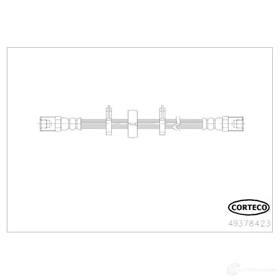 Тормозной шланг CORTECO 3358960478979 NB9 GRR 49378423 1394225 изображение 0