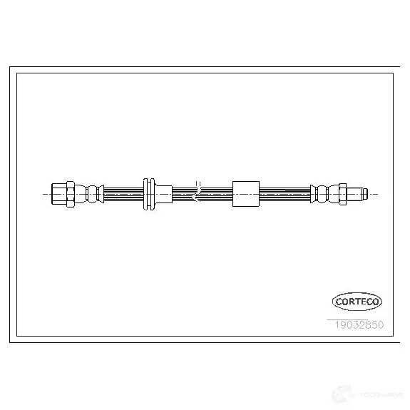 Тормозной шланг CORTECO 1383854 D YCID 19032850 3358960096265 изображение 0