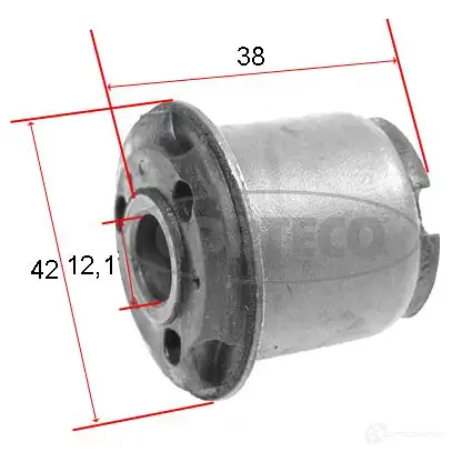 Сайлентблок CORTECO 21652775 3358966527756 X2T0KY M 1387026