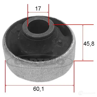 Сайлентблок CORTECO 1395197 3358960127709 HDA5L P7 80000259