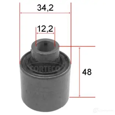 Сайлентблок CORTECO BCP OB5Y 1395033 80000091 3358960125941