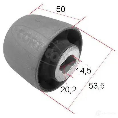 Сайлентблок CORTECO 1215493455 YS T60K 3358960667236 49405638