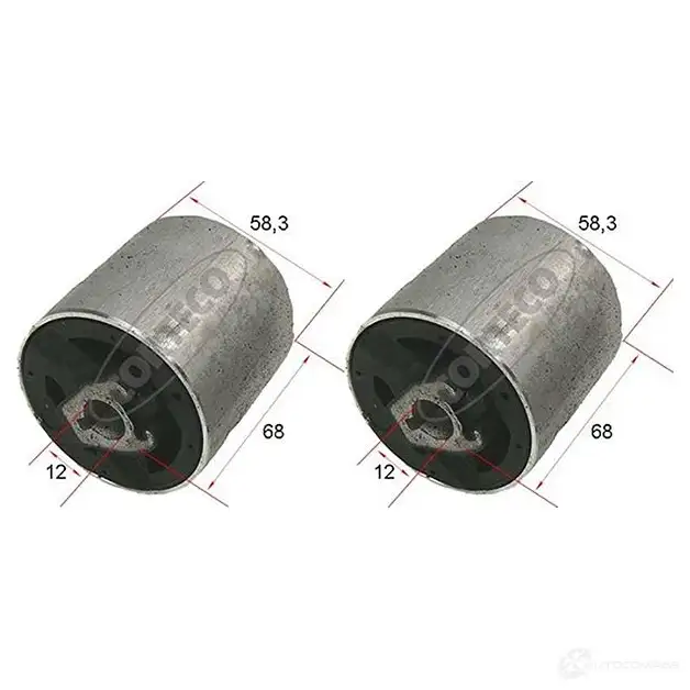 Комплект рычагов подвески CORTECO WJ8L0 N 3358960340078 80000881 1395764