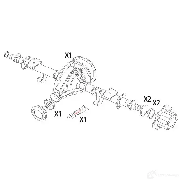 Комплект прокладок редуктора CORTECO P2W ZL 19536195 1386238 3358960519511
