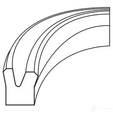Уплотнительное кольцо CORTECO 1384678 IDI 8 2034389 19034389B