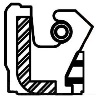 Уплотнительное кольцо CORTECO 1382492 19020603B SCJY Simmerring 82020603