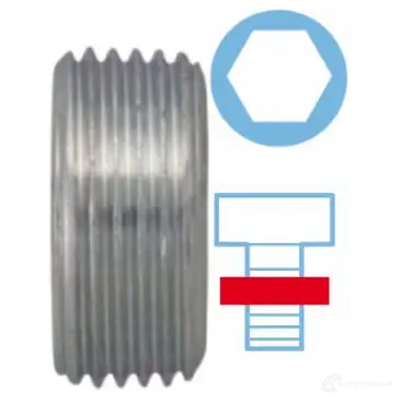 Сливная пробка CORTECO 3GN0 X 1387410 3358960432933 220127S - Изображение 1