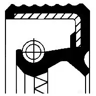 Сальник дифференциала CORTECO 1423386282 82020396 BASLDRWX47 Simmerring 01020396B