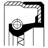 Сальник дифференциала CORTECO B1BASLDRWSF Simmerring 1378158 82032876 01032876B
