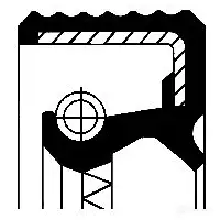 Сальник дифференциала CORTECO BAVISLSFDRWX7 Simmerring 1377995 01030337B 82030337
