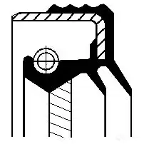 Сальник дифференциала CORTECO 1377758 82026331 B1BASLRSX67 Simmerring 01026331B