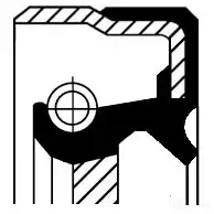 Сальник коробки передач МКПП CORTECO 01019913B B1BASLRD Simmerring 1377646 82019913