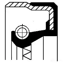 Сальник раздатки CORTECO 01035430B 1378425 B1BASLSFDRWX6 Simmerring 82035430 изображение 0