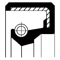 Сальник ступицы CORTECO 82011055 1380126 12011055B BA Simmerring изображение 0