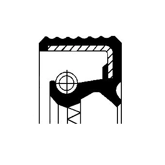 Сальник дифференциала CORTECO 82030334 1423386296 BASLDRWX7 Simmerring 01030334B