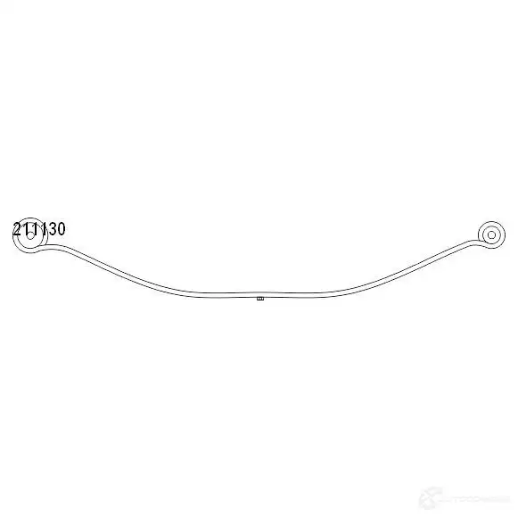 Листовая рессора CS GERMANY 2 11130 CE9UJ 1424221470 1021113000