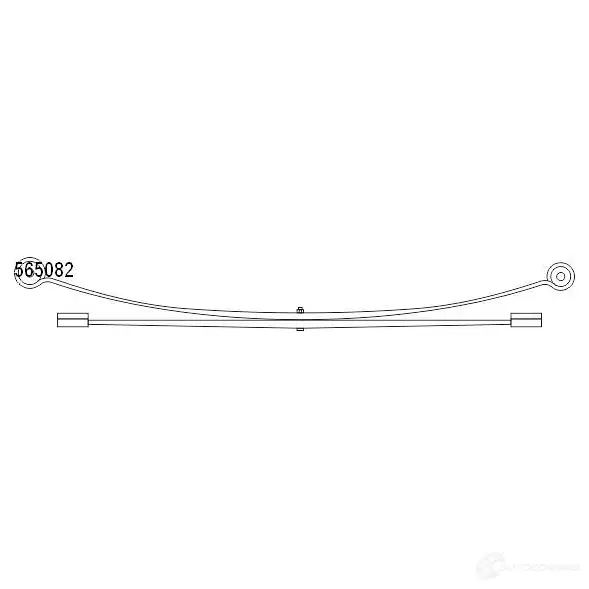 Листовая рессора CS GERMANY 3134835 G05PI 1056508200 2002 90