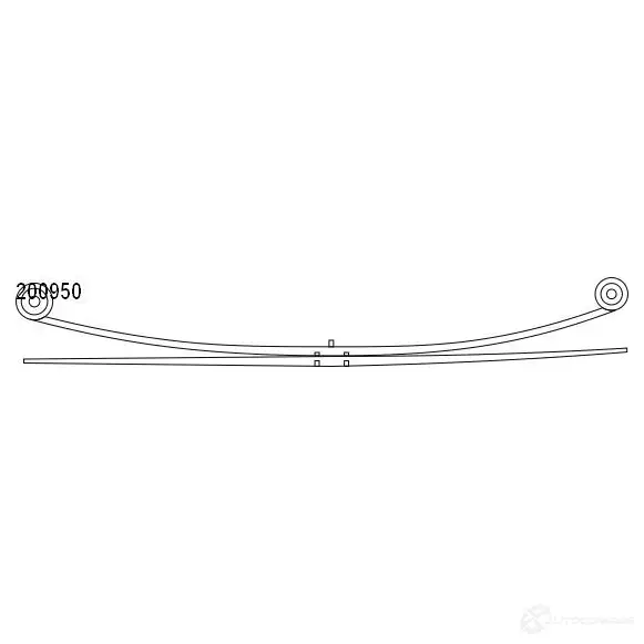 Листовая рессора CS GERMANY A WB7ZP6 4047297273775 1020095000 3134647