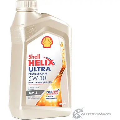 Моторное масло Shell Helix Ultra Professional AM-L 5W-30, синтетическое, 1л SHELL 550046352 O AGSNJ 1436733431 изображение 1