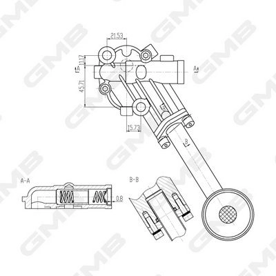 Масляный насос GMB GOAS-74A T0 4QIEU 1440314446 изображение 1