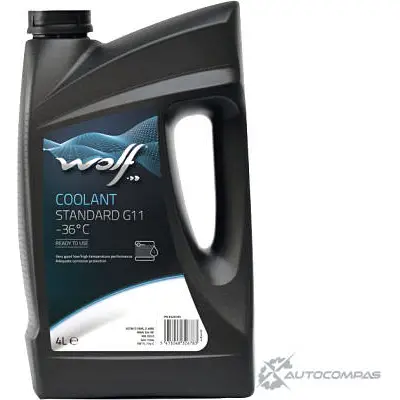 Антифриз COOLANT -36°CSTANDARD G11, 4 л WOLF QW6AJW 6ITG 49 8326783 1672280