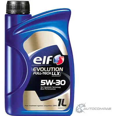 Моторное масло синтетическое EVOLUTION FULLTECH LLX 5W-30 1л ELF 1436733691 YHV 9V 194860 изображение 0