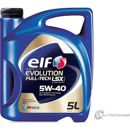 Моторное масло синтетическое EVOLUTION FULLTECH LSX 5W-40 5л ELF 1436733697 O 26NX 194892