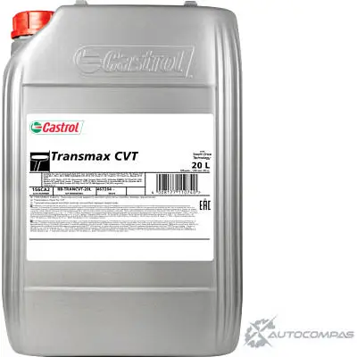 Трансмиссионное масло в вариатор синтетическое 156CA2 CASTROL, 20 л CASTROL 1436725957 CG U9U0 156CA2 изображение 0