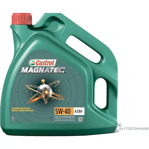 Моторное масло Castrol Magnatec 5W-40 A3/B4 синтетическое, 4 л CASTROL 156E9E HDQJ6 33 1436725827