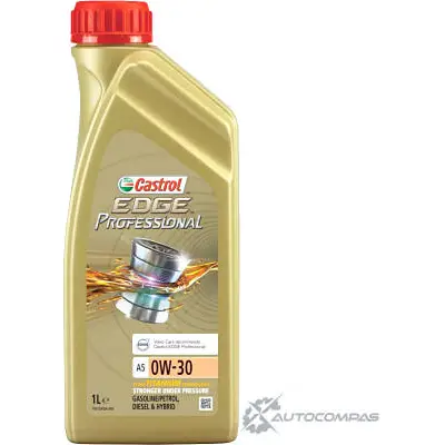 Моторное масло Castrol EDGE Professional A5 0W-30 синтетическое, 1 л CASTROL 156EA7 7FK MB5 1436725728
