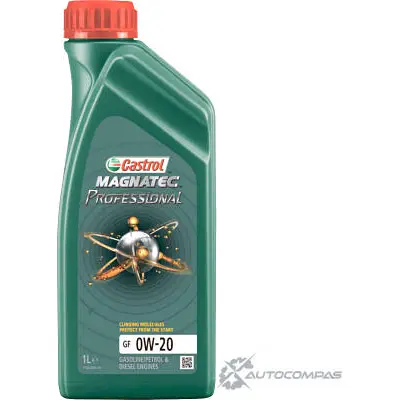 Моторное масло Castrol Magnatec Professional GF 0W-20 синтетическое, 1 л CASTROL 4SO 2CJR 156EC9 1436725854 изображение 0