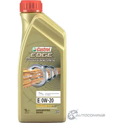 Моторное масло Castrol EDGE Professional E 0W-20 синтетическое, Jaguar, 1 л CASTROL 156ECD 1436725743 A SZ3CI