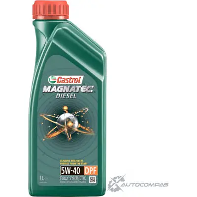 Моторное масло Castrol Magnatec Diesel 5W-40 DPF синтетическое, 1 л CASTROL 1436725838 N QTF9 156EDC изображение 0