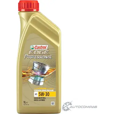 Моторное масло Castrol EDGE Professional A5 5W-30 синтетическое, 1 л CASTROL 156F9B 1436725731 FOPAS 4 изображение 0