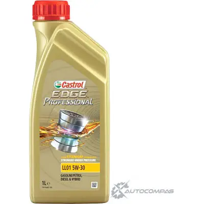 Моторное масло Castrol EDGE Professional LL01 5W-30 синтетическое, 1 л CASTROL RYTR C 157A9E 1436725754