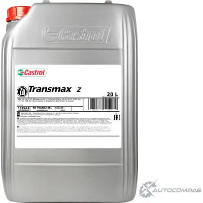 Трансмиссионное масло в акпп синтетическое 1585A3 CASTROL SAE 70W-80 API GL-3, API GL-4, 20 л CASTROL 1585A3 GC64 Y 1436725972 изображение 0