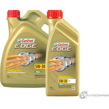 Моторное масло Castrol EDGE 5W-30 C3 синтетическое, 5 л CASTROL 15BAC2 1436725702 CB6 XLFJ изображение 0