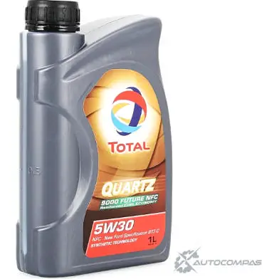 Моторное масло синтетическое TOTAL QUARTZ 9000 5W-40 1л TOTAL UBO IH 10210301 1436733884 изображение 0