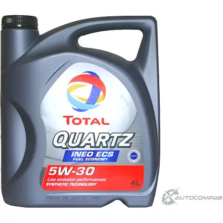 Моторное масло синтетическое TOTAL QUARTZ INEO ECS 5W-30 4л TOTAL Q7O2S H 1436733905 151510 изображение 0