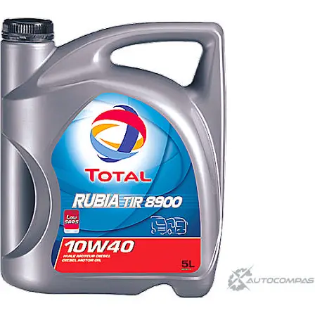 Моторное масло полусинтетическое TOTAL RUBIA TIR 8900 10W-40 5л TOTAL 156672 1436733828 Z 5VYO8G изображение 0